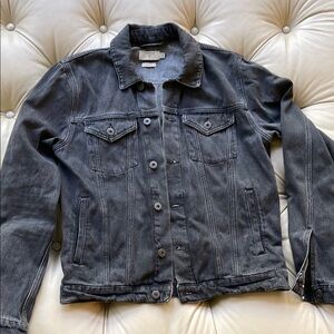 Topman Classic Black Denim Jacket